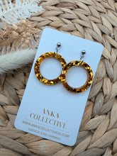Load image into Gallery viewer, Halo Dangle Glitter Earrings