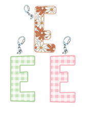 Load image into Gallery viewer, Letter “E” Keychain