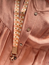 Load image into Gallery viewer, Bee’s in the Flowers Fabric Lanyard
