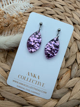 Load image into Gallery viewer, Ember Dangle Glitter Earrings