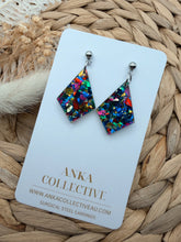 Load image into Gallery viewer, Monaco Dangle Glitter Earrings