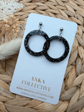 Load image into Gallery viewer, Halo Dangle Glitter Earrings