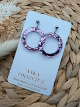 Load image into Gallery viewer, Halo Dangle Glitter Earrings