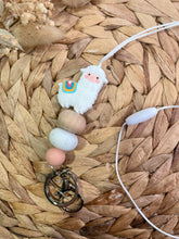 Load image into Gallery viewer, White Llama Lanyard