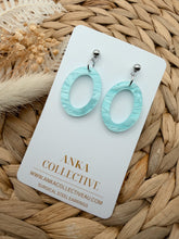 Load image into Gallery viewer, Ruby Dangle Glitter Earrings