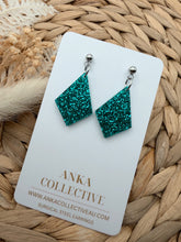 Load image into Gallery viewer, Monaco Dangle Glitter Earrings