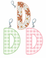 Load image into Gallery viewer, Letter “D” Keychain