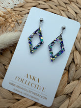 Load image into Gallery viewer, Valencia Dangle Glitter Earrings