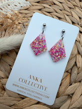 Load image into Gallery viewer, Monaco Dangle Glitter Earrings