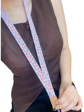 Load image into Gallery viewer, Cherry Bows Fabric Lanyard