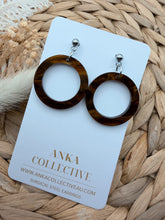 Load image into Gallery viewer, Halo Dangle Glitter Earrings