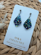Load image into Gallery viewer, Havana Dangle Glitter Earrings