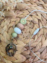 Load image into Gallery viewer, Green Floral Lanyard