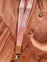 Load image into Gallery viewer, Cherry Blossom Florals Fabric Lanyard