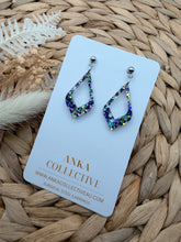 Load image into Gallery viewer, Capri Dangle Glitter Earrings