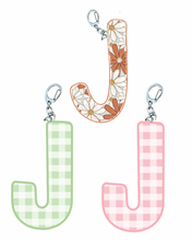 Load image into Gallery viewer, Letter “J” Keychain