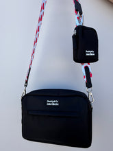 Load image into Gallery viewer, Pooch Walking Bag (Jet Black) - Strawberry Gingham