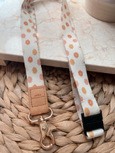 Load image into Gallery viewer, Blossoming Florals Fabric Lanyard