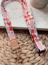 Load image into Gallery viewer, Christmas Candy Fabric Lanyard
