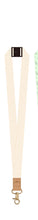 Load image into Gallery viewer, Peach Gingham Fabric Lanyard