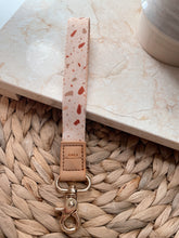Load image into Gallery viewer, Tan Terrazzo Wristlet