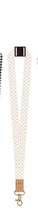 Load image into Gallery viewer, Boho Rainbow Fabric Lanyard
