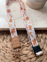 Load image into Gallery viewer, Gingerbread Fabric Lanyard