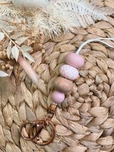 Load image into Gallery viewer, Pink Spotted Lanyard