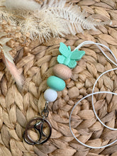 Load image into Gallery viewer, Green Butterfly Lanyard