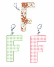 Load image into Gallery viewer, Letter “F” Keychain
