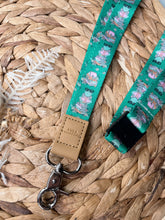 Load image into Gallery viewer, Bookish Frog Fabric Lanyard
