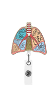 Lungs Diagram  Badge Reel
