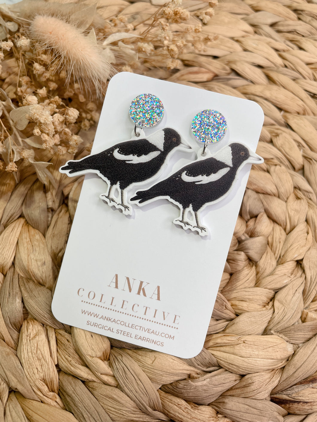 Magpie Dangle Earrings