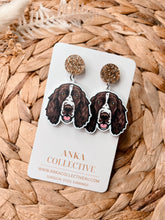 Load image into Gallery viewer, English Springer Spaniel Dangle Earrings
