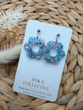 Load image into Gallery viewer, Poppy Dangle Glitter Earrings
