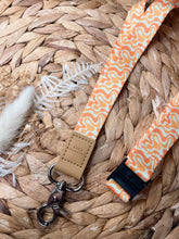 Load image into Gallery viewer, Groovy Wave Summer Fabric Lanyard
