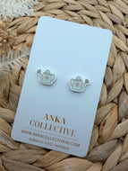 Watering Can Stud Earrings