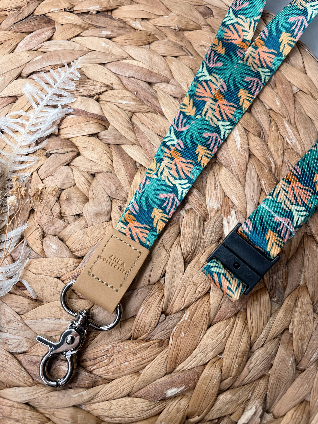 Jungle Fabric Lanyard
