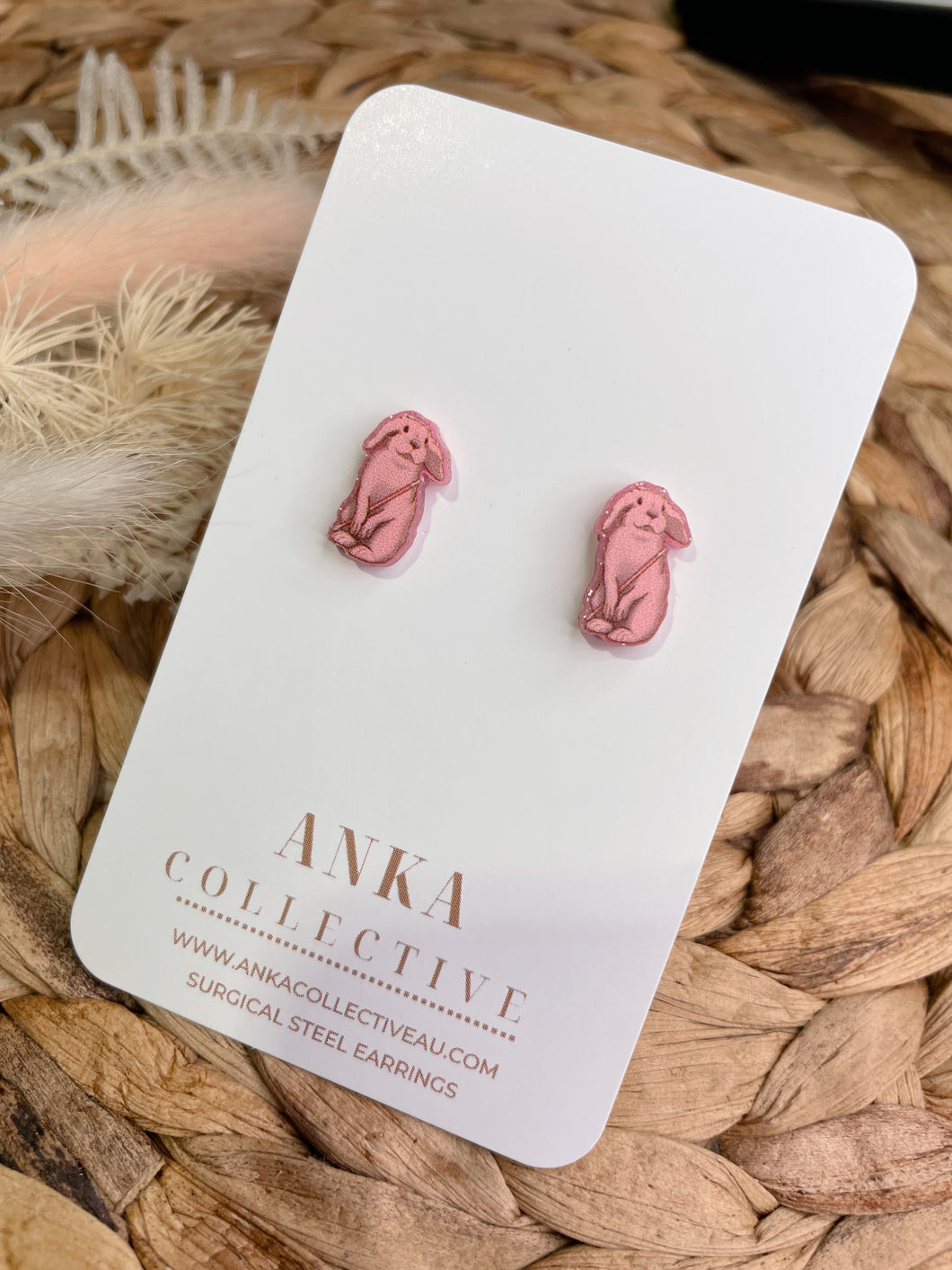 Magical Rabbit Stud Earrings