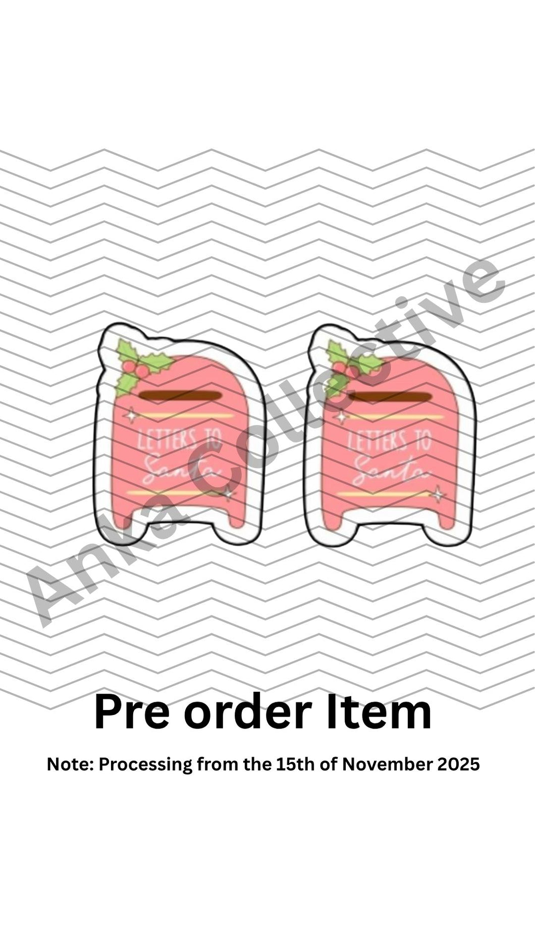 Letters to Santa Stud Earrings