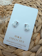Romantic Duck Stud Earrings