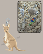Kangaroo Keychain