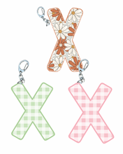 Load image into Gallery viewer, Letter “X” Keychain
