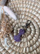 Purple Glitter Trolley Token