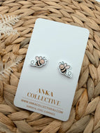 Buzzing Bee Stud Earrings