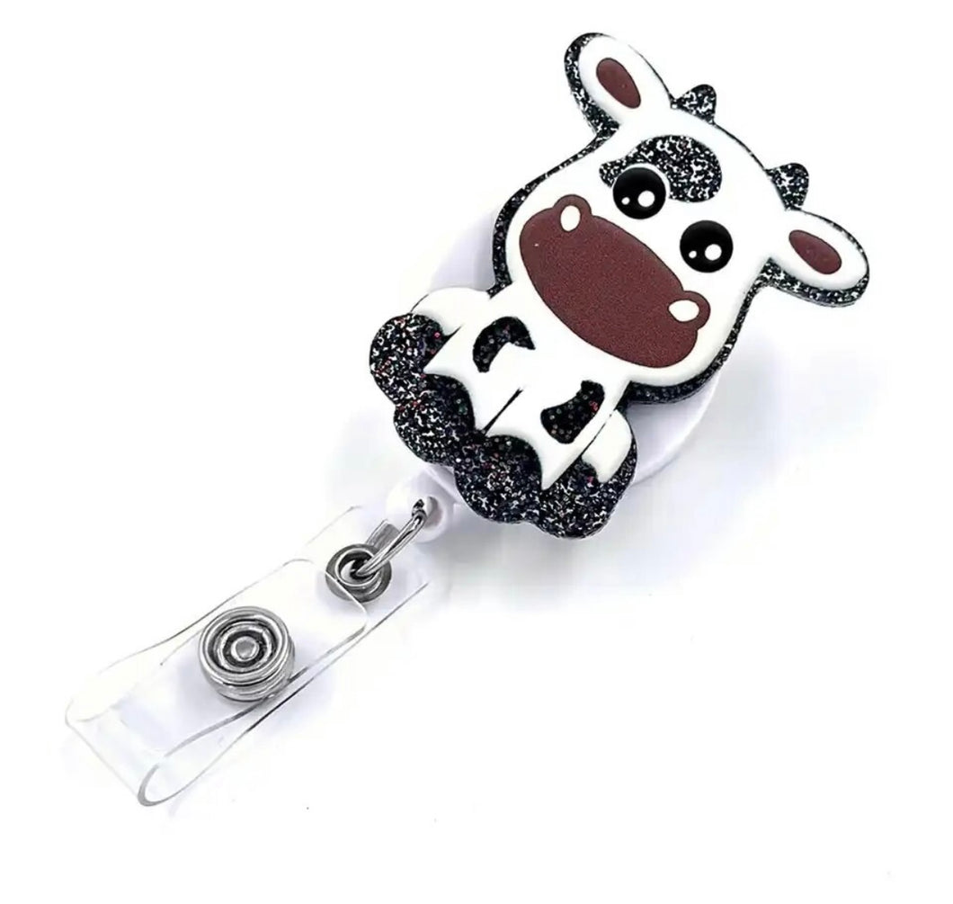 Cow Badge Reel