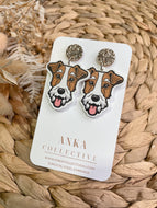 Fox Terrier Dangle Earrings