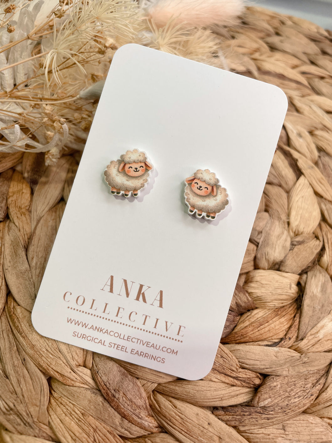 Sheep Stud Earrings