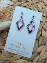 Load image into Gallery viewer, Valencia Dangle Glitter Earrings
