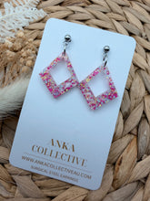 Load image into Gallery viewer, Luxor Dangle Glitter Earrings
